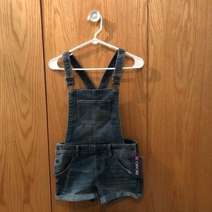Jean Short Overalls